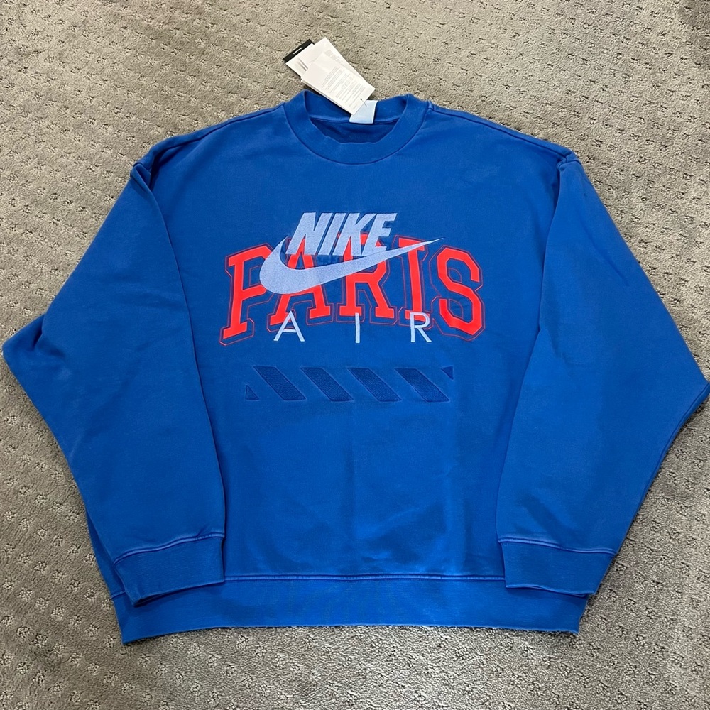 Nike Men's Blue Paris Air Sweater